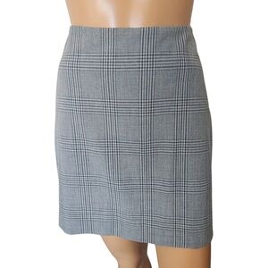 Wilfred Grey Plaid Mini Skirt Size 10